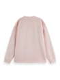 Scotch & Soda Garment dye logo oversized sweatshi