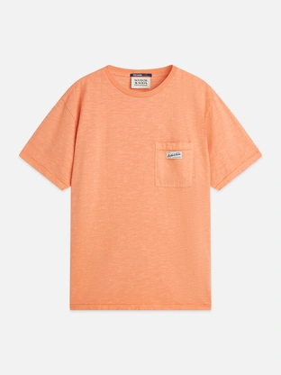 Scotch & Soda Garment-dye relaxed-fit T-shirt