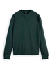 Scotch & Soda Garment dye structured sweatshirt