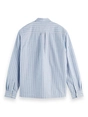 Scotch & Soda Graphic patchwork striped oxford sh