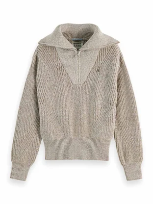 Scotch & Soda Half zip pullover