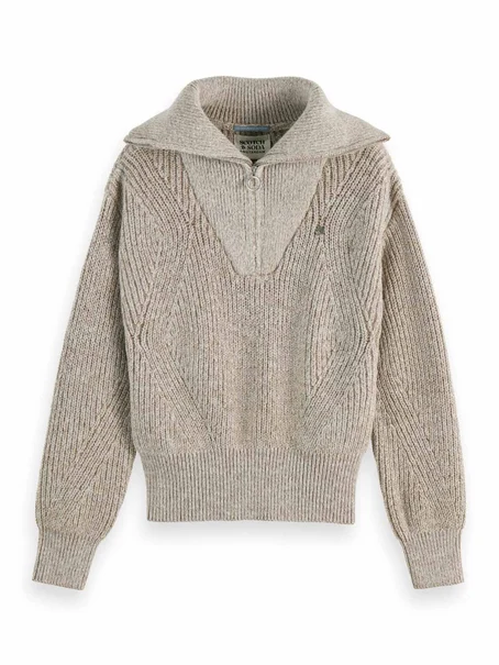 Scotch & Soda Half zip pullover