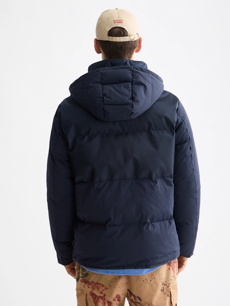 Scotch & Soda Hooded puffer jacket