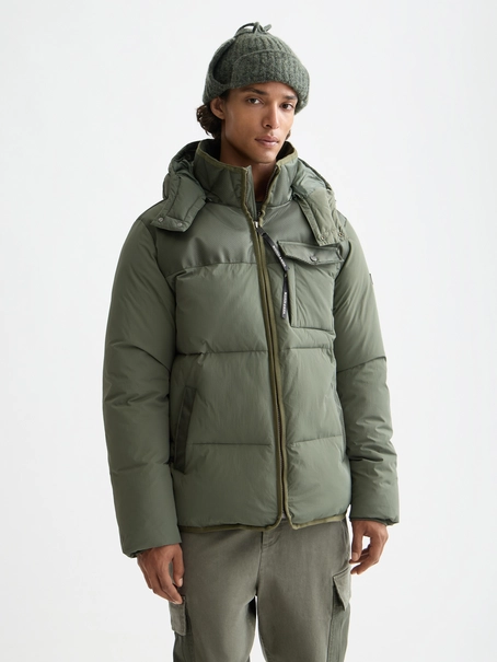 Scotch & Soda Hooded puffer jacket