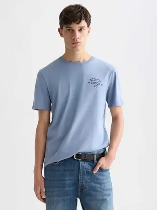 Scotch & Soda Left chest artwork regularfit Tshir