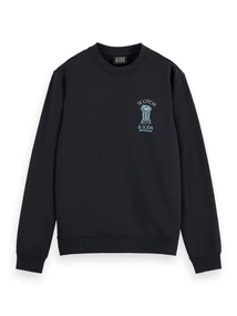 Scotch & Soda Left chest artwork sweatshirt