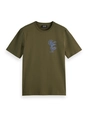 Scotch & Soda Left chest artwork t-shirt