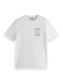 Scotch & Soda Left chest artwork t-shirt