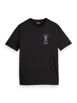 Scotch & Soda Left chest artwork t-shirt