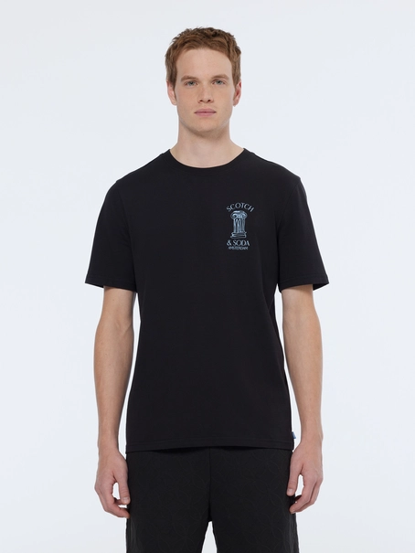 Scotch & Soda Left chest artwork t-shirt
