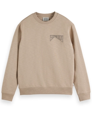 Scotch & Soda Left Chest Logo Sweatshirt