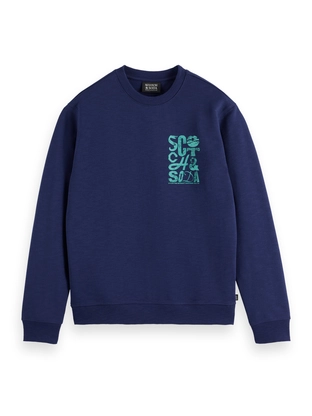 Scotch & Soda Left Chest Logo Sweatshirt