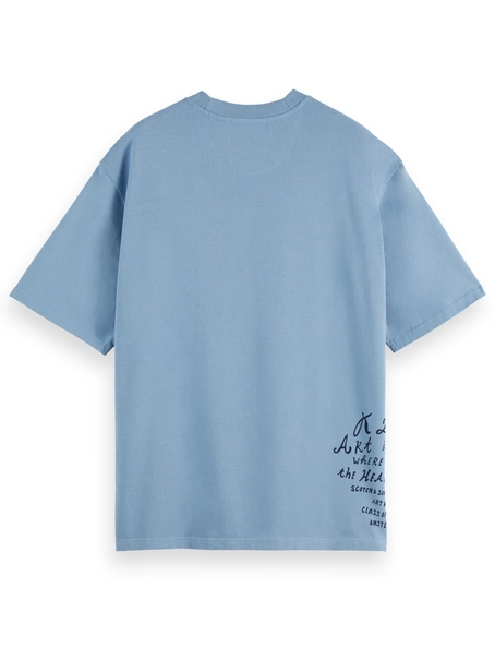 Scotch & Soda Loose-fit artwork t-shirt