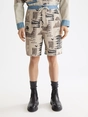 Scotch & Soda Loose-fit printed washed bermuda sh