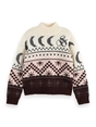Scotch & Soda Metallic Fair Isle pullover