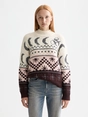 Scotch & Soda Metallic Fair Isle pullover