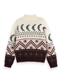 Scotch & Soda Metallic Fair Isle pullover
