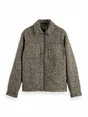 Scotch & Soda Multicoloured tweed wool-blend over