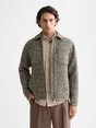 Scotch & Soda Multicoloured tweed wool-blend over