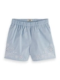 Scotch & Soda Placed broderie high-rise shorts