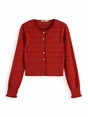 Scotch & Soda Pointelle knitted cardigan