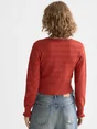 Scotch & Soda Pointelle knitted cardigan