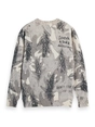 Scotch & Soda Printed dropped shoulder pullover
