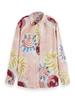 Scotch & Soda Printed relaxed fit shirt