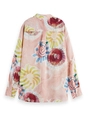 Scotch & Soda Printed relaxed fit shirt