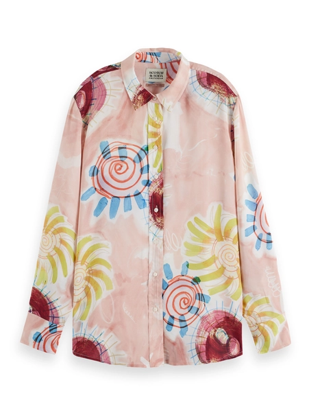 Scotch & Soda Printed relaxed fit shirt