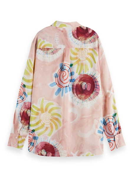 Scotch & Soda Printed relaxed fit shirt