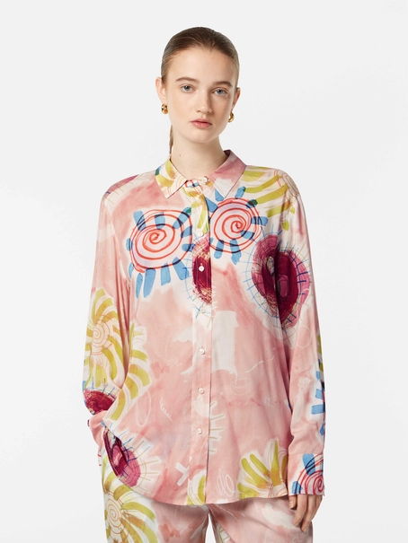 Scotch & Soda Printed relaxed fit shirt