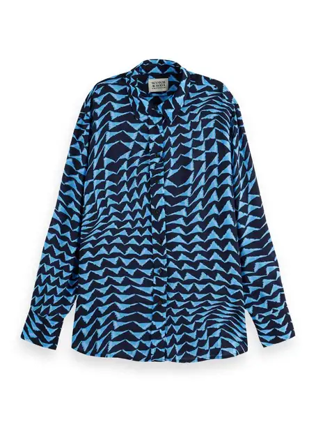 Scotch & Soda Printed relaxed fit shirt