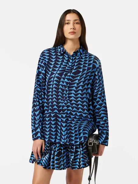 Scotch & Soda Printed relaxed fit shirt