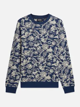 Scotch & Soda Printed relaxedfit sweatshirt