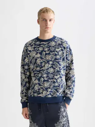 Scotch & Soda Printed relaxedfit sweatshirt