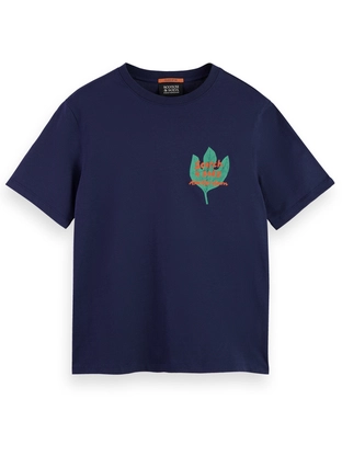 Scotch & Soda Regular Fit Front + Back AW T-shirt
