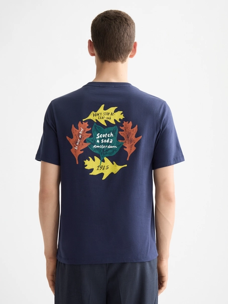 Scotch & Soda Regular Fit Front + Back AW T-shirt