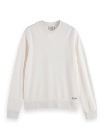 Scotch & Soda Regular fit garment-dyed slub sweat