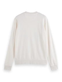 Scotch & Soda Regular fit garment-dyed slub sweat