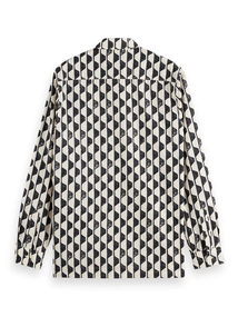 Scotch & Soda Regular fit geo-print shirt