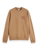 Scotch & Soda Regular fit left chest logo sweatsh