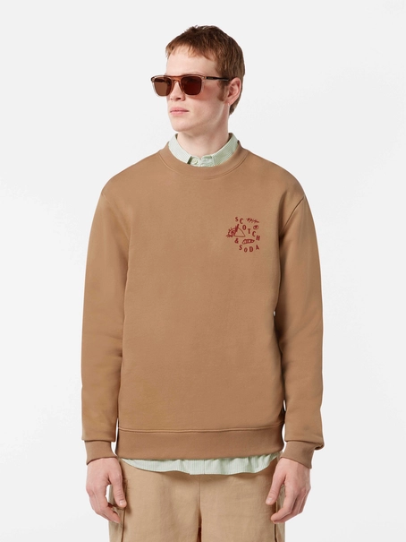 Scotch & Soda Regular fit left chest logo sweatsh