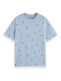 Scotch & Soda Regular fit micro AOP T-shirt