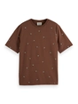 Scotch & Soda Regular fit micro AOP T-shirt