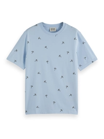 Scotch & Soda Regular fit micro AOP T-shirt