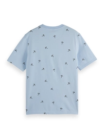 Scotch & Soda Regular fit micro AOP T-shirt