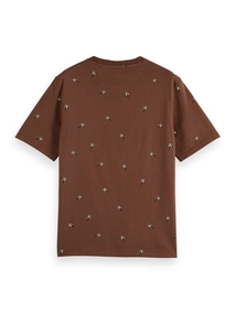 Scotch & Soda Regular fit micro AOP T-shirt