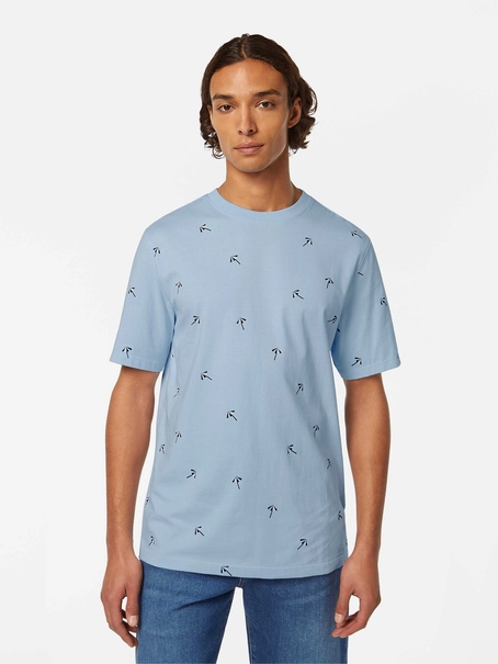 Scotch & Soda Regular fit micro AOP T-shirt
