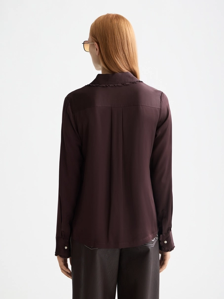 Scotch & Soda Regular fit shirt with ruffle
